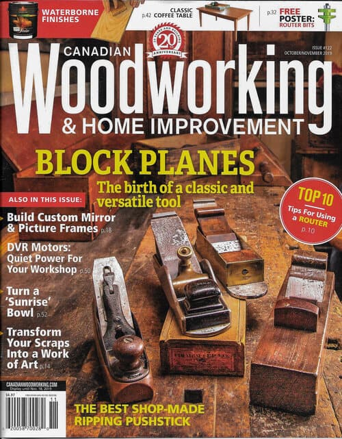 Canadian Woodworking Magazine featuring Doug Evans