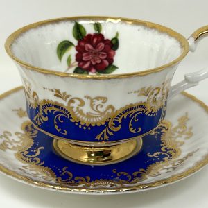 Paragon Cup and Saucer - Royal Blue w. Gold