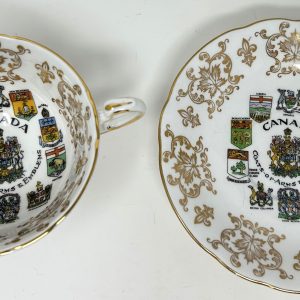 Paragon Canadian Coats of Arms Cup & Saucer