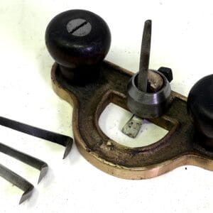 19th C Pattern Makers Bronze Router Plane